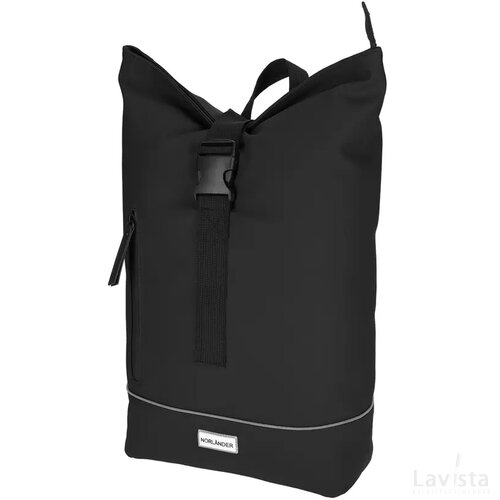 NORLÄNDER Dull PU Urban Rugtas Zwart
