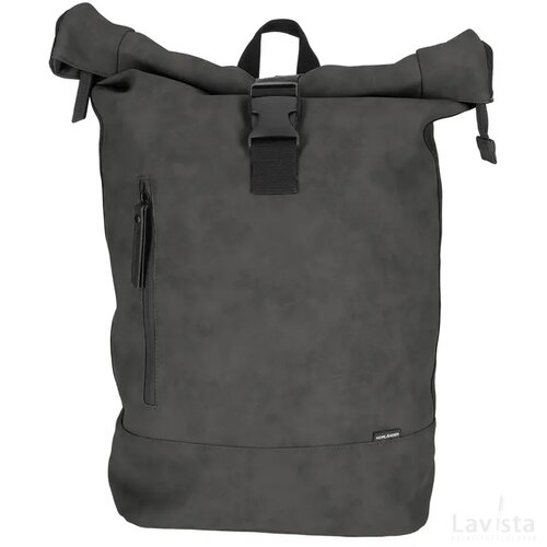 NORLÄNDER Nubuck Rol Rugtas Grijs