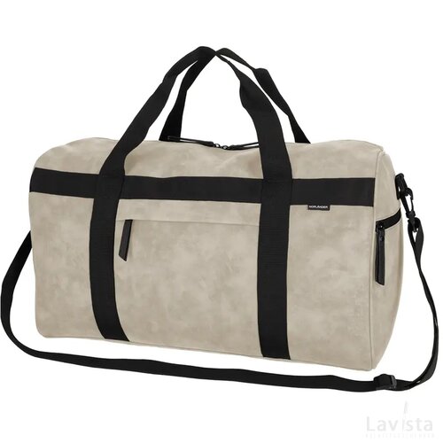 NORLÄNDER Nubuck Sporttas Taupe