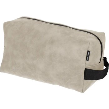 NORLÄNDER Nubuck Toilettas Taupe