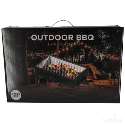 NORLÄNDER Outdoor BBQ Zwart