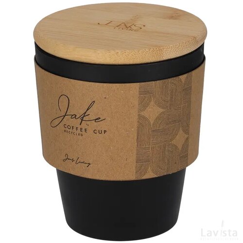 JENS Living Koffiebeker Jake Gerecycled PP Zwart