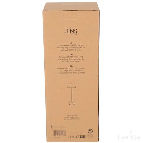 JENS Living LED Tafellamp Beige