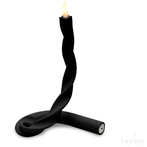 JENS Living Flexibele LED Kaars Zwart