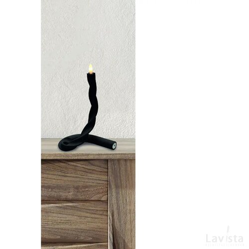 JENS Living Flexibele LED Kaars Zwart