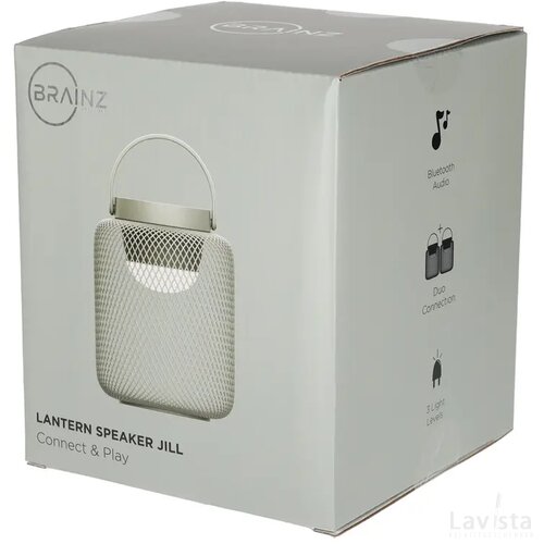 BRAINZ Lantaarn Speaker Jill Grijs