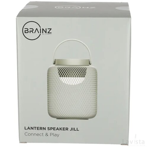 BRAINZ Lantaarn Speaker Jill Grijs