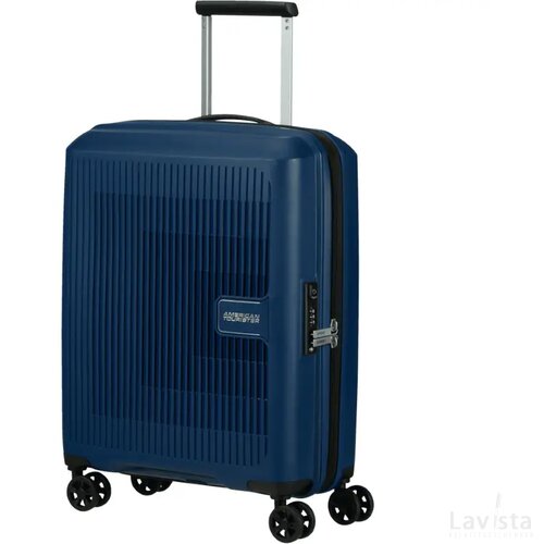 American Tourister AeroStep Spinner 55 EXP. Navy Blue