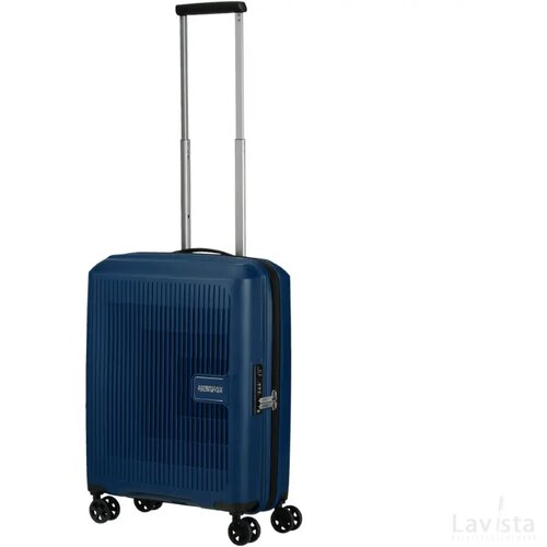 American Tourister AeroStep Spinner 55 EXP. Navy Blue