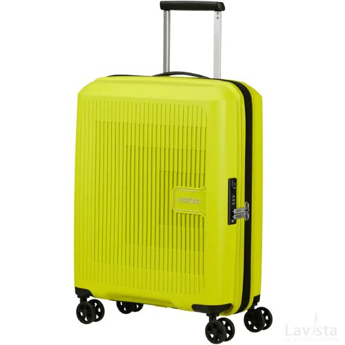 American Tourister AeroStep Spinner 55 EXP. Light Lime