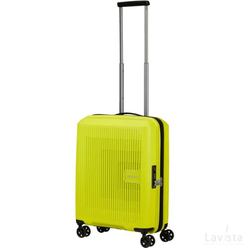American Tourister AeroStep Spinner 55 EXP. Light Lime