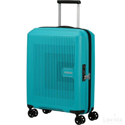 American Tourister AeroStep Spinner 55 EXP. Turquoise Tonic