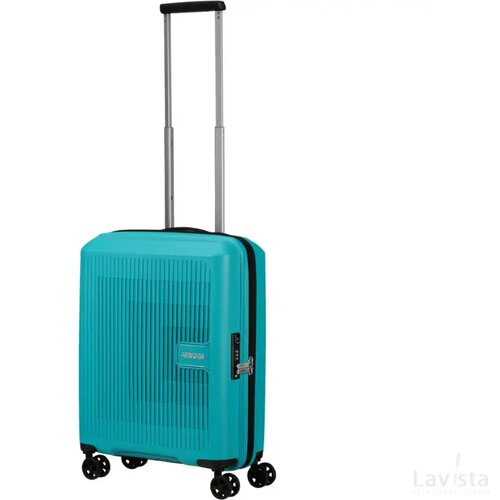 American Tourister AeroStep Spinner 55 EXP. Turquoise Tonic