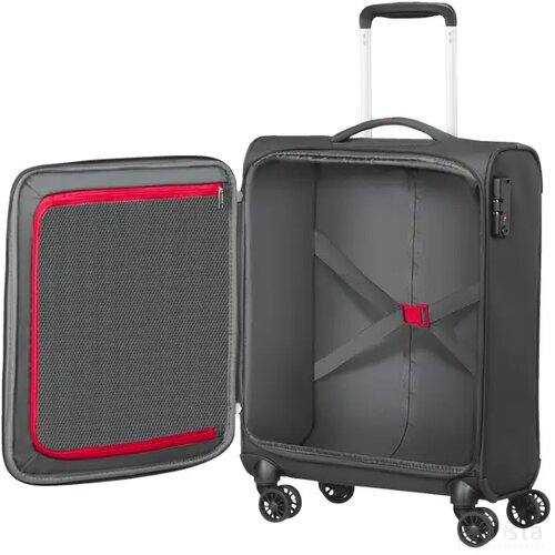 American Tourister Crosstrack Spinner 55 Grey/Red