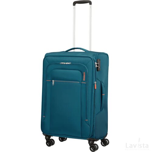 American Tourister Crosstrack Spinner 67 EXP. Navy/Orange