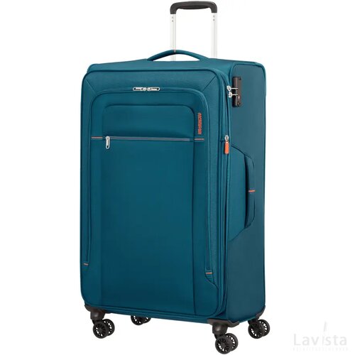 American Tourister Crosstrack Spinner 79 EXP. Navy/Orange