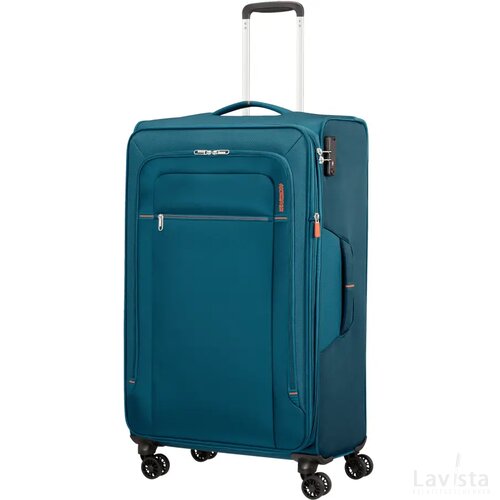American Tourister Crosstrack Spinner 79 EXP. Navy/Orange