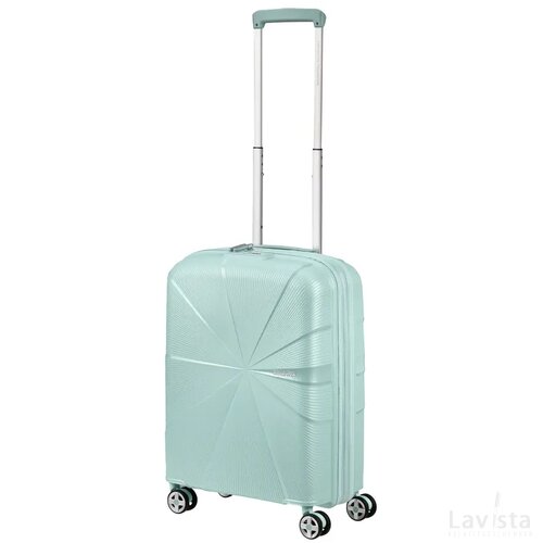 American Tourister StarVibe Spinner 55 EXP. Metallic Surf Blue