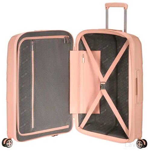 American Tourister StarVibe Spinner 67 EXP. Metallic Peach