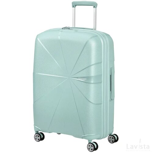 American Tourister StarVibe Spinner 67 EXP. Metallic Surf Blue