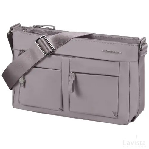 Samsonite Move 4.0 Horizontal Shoulder Bag + Flap Light Taupe