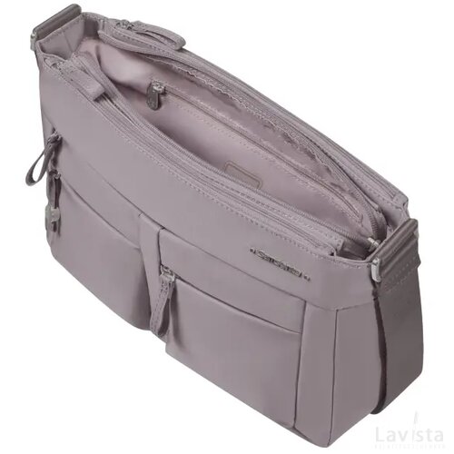 Samsonite Move 4.0 Horizontal Shoulder Bag + Flap Light Taupe