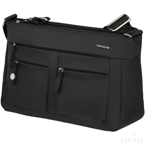 Samsonite Move 4.0 Horizontal Shoulder Bag + Flap Black