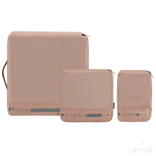 Samsonite Pack-Sized Set of 3 Packing Cubes Rose