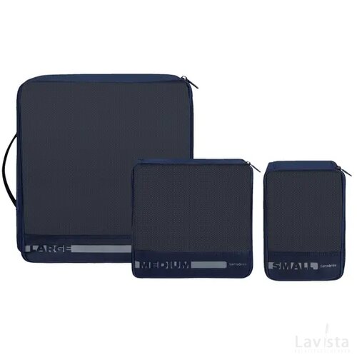 Samsonite Pack-Sized Set of 3 Packing Cubes Navy