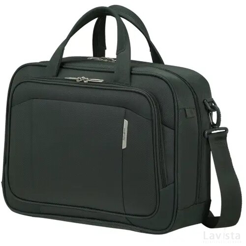 Samsonite Respark Laptop Shoulder Bag Forest Green