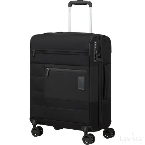 Samsonite Vaycay Spinner 55 EXP. Double Frame Black