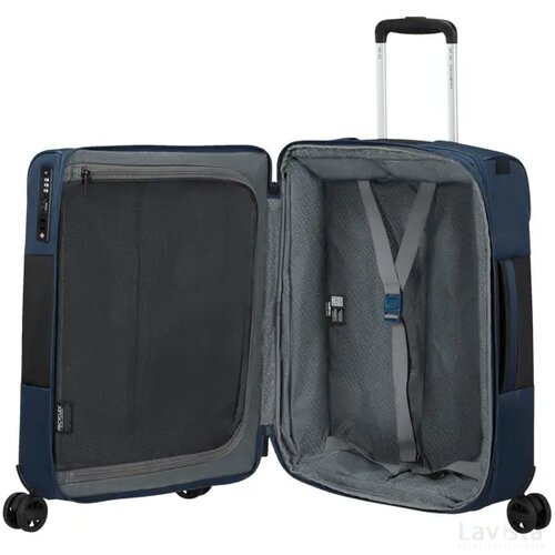 Samsonite Vaycay Spinner 55 EXP. Double Frame Navy Blue