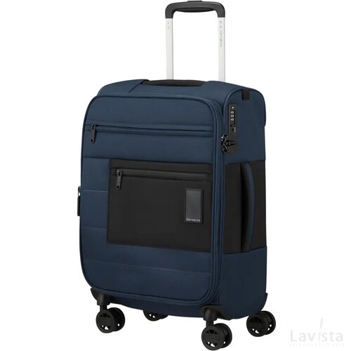 Samsonite Vaycay Spinner 55 EXP. Length 35 cm Navy Blue