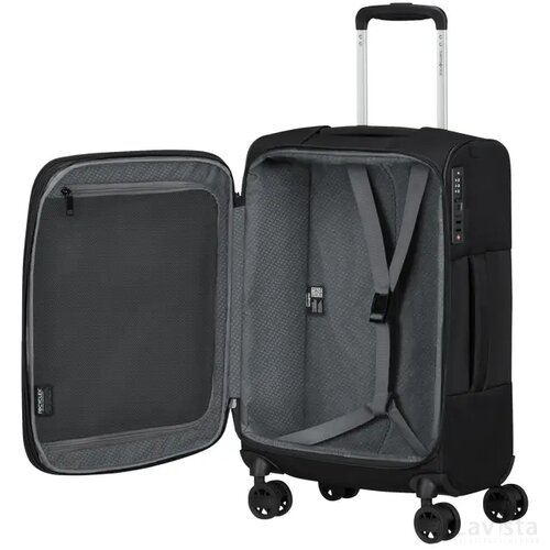 Samsonite Vaycay Spinner 55 EXP. Length 35 cm Black