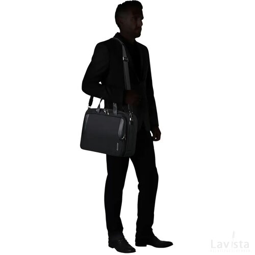 Samsonite XBR 2.0 Bailhandle 3 Compartments 15.6" EXP. Black