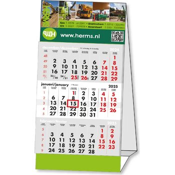 3 maands desk plus kalender