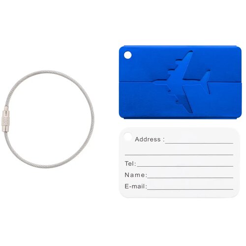 Orlando Kofferlabel Blauw