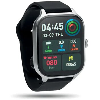 Smart gezondheidshorloge Irto zilver