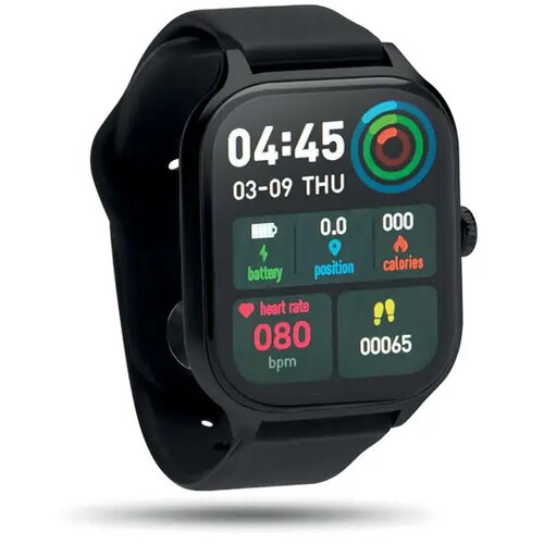 Smart gezondheidshorloge Irto zwart