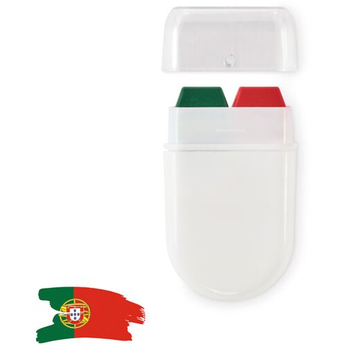 Bodypaint stick CHEER groen-rood