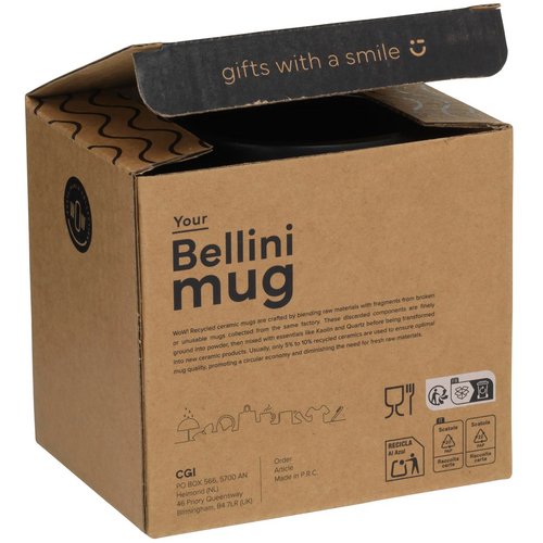 Bellini Mug Black 330 Ml Mok