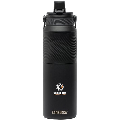 Kambukka® Dupla Insulated 1 L Drinkfles Zwart
