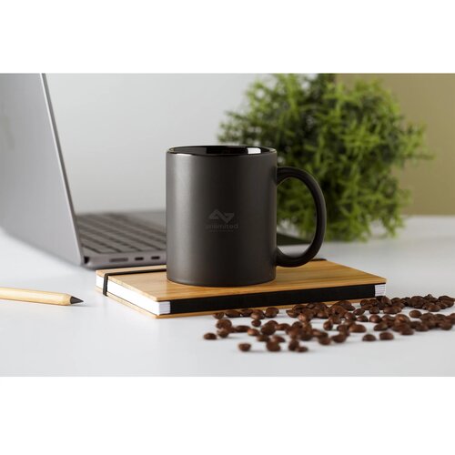Kitty Mug Matt Black mok 350 ml
