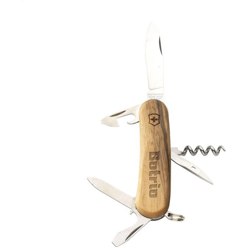 Victorinox Evolution 10 Wood Zakmes Bruin