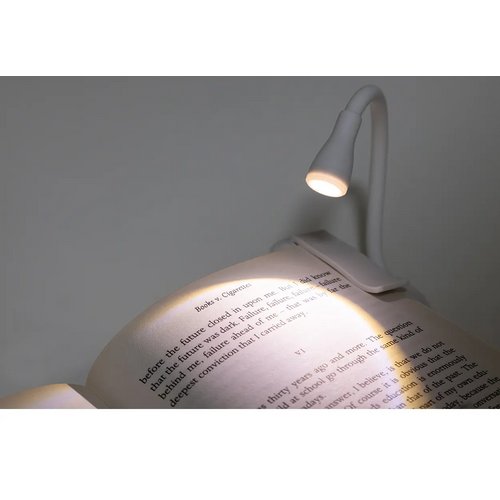 Bedtime Oplaadbare Boekenlamp Wit