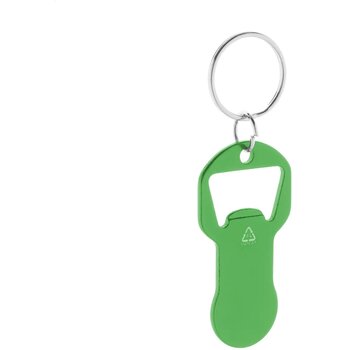 Biropi Flesopener Sleutelhanger Groen Biropi Flesopener Sleutelhanger Groen