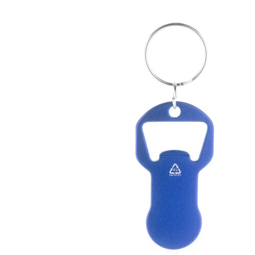 Biropi Flesopener Sleutelhanger Blauw