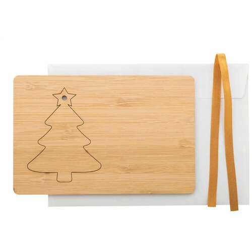Boocard Kerstkaart, Boom Natuurlijk