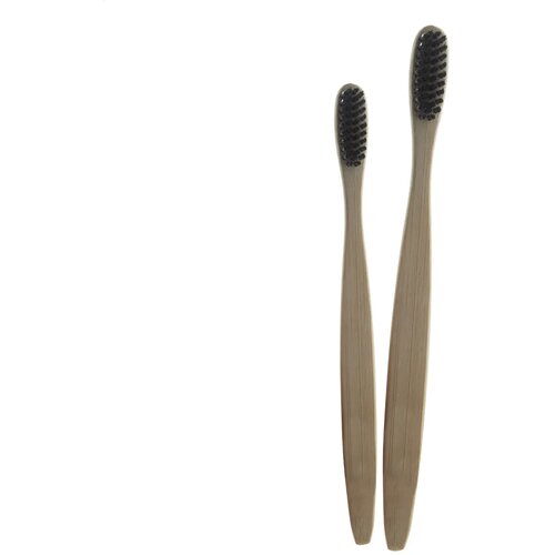Boohoo Mini Bamboe Tandenborstel Voor Kinderen Zwart