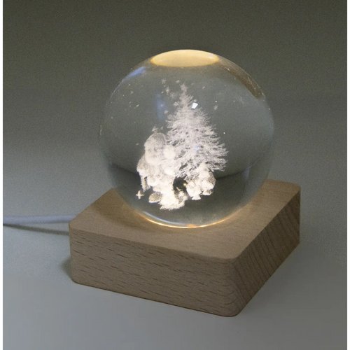 Borealis Kerstlichtbol Transparant